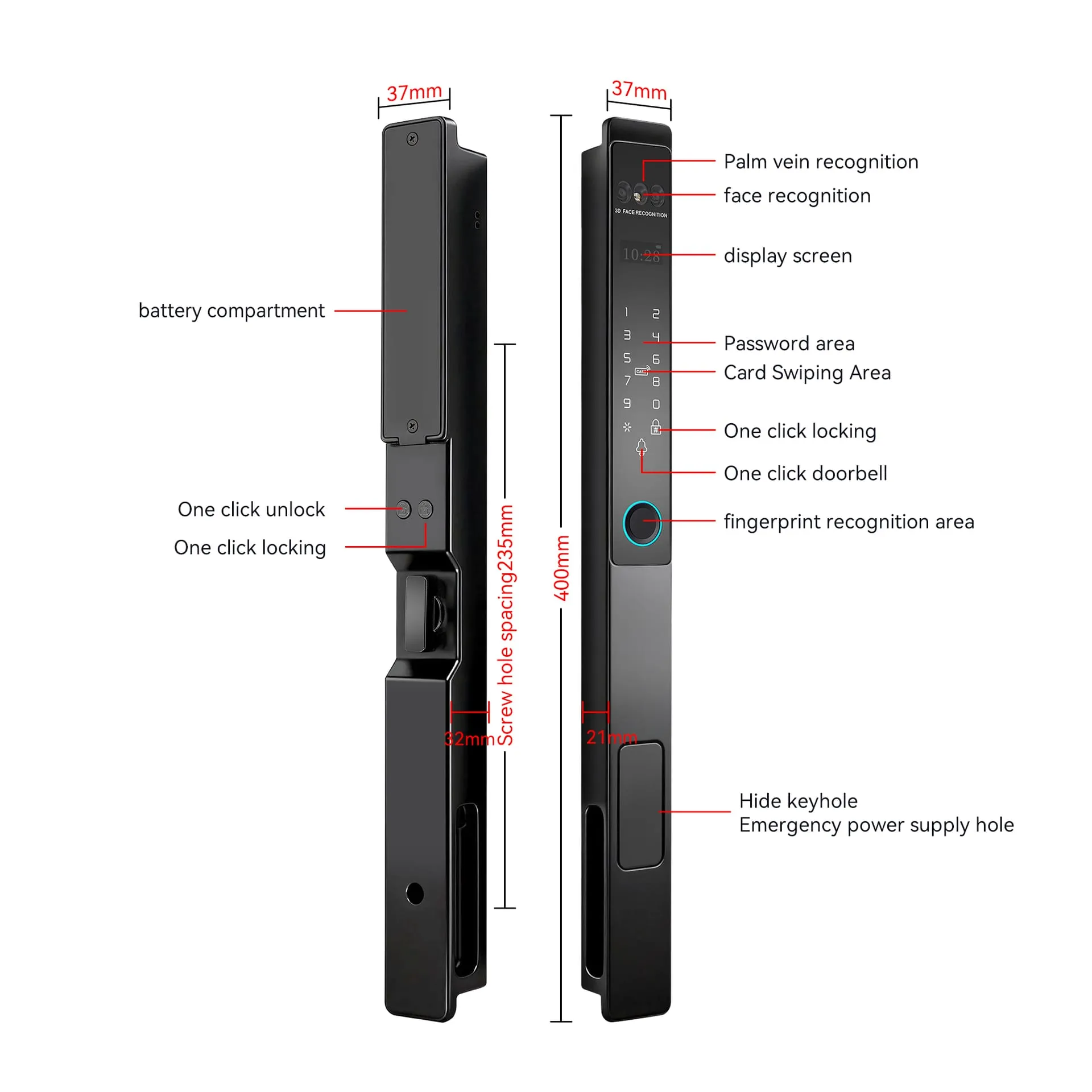 WAFU WAFU H2 7合1 智能锁 — smart lock, face recognition | 产品图 4
